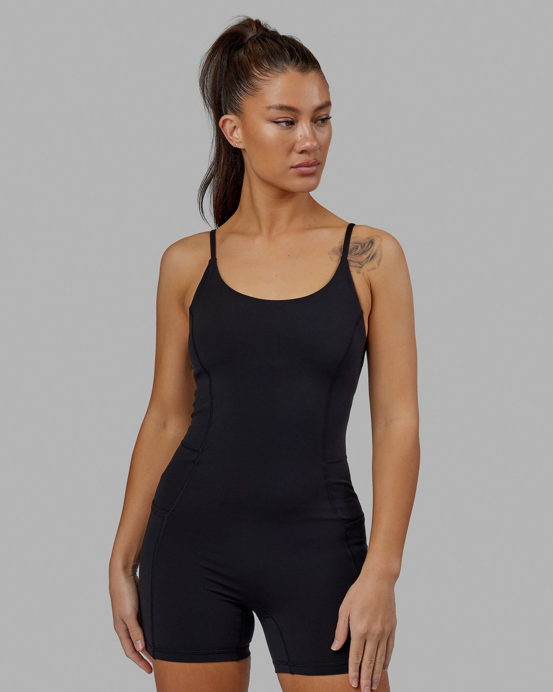 Helix Active Bodysuit - Black