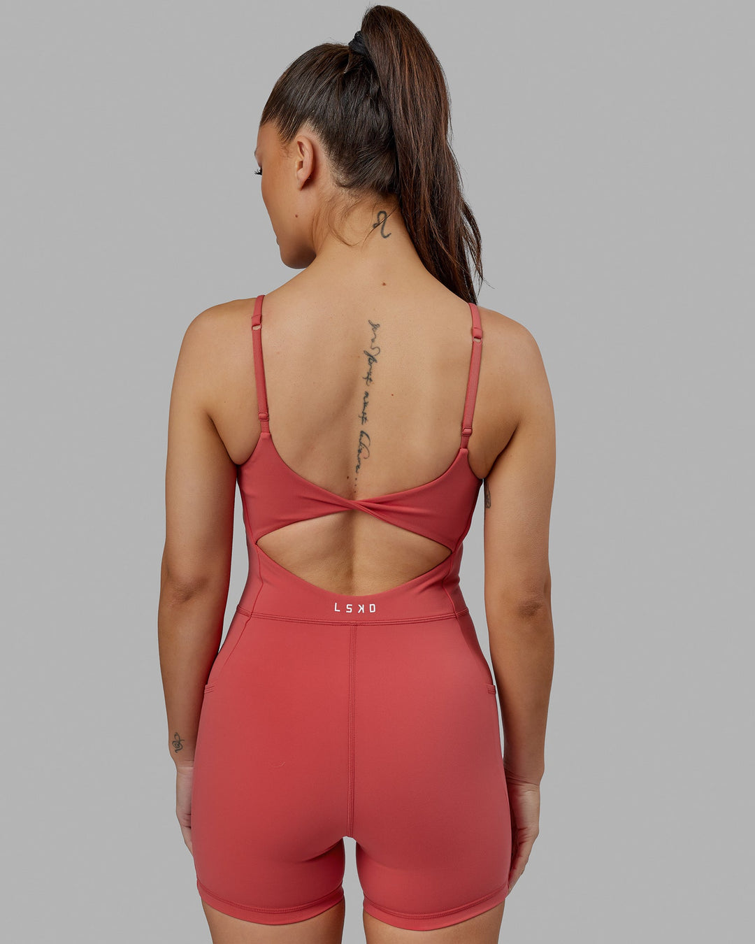 Helix Active Bodysuit - Mineral Red