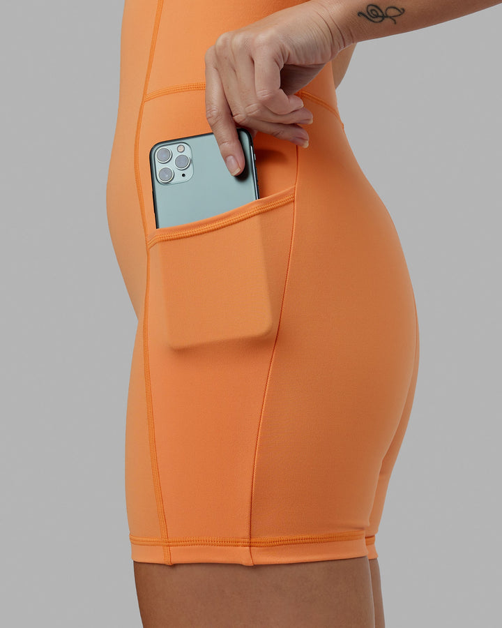 Helix Active Bodysuit - Tangerine