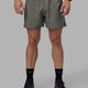 Pace 5" Lined Performance Short - Graphite-Reflective