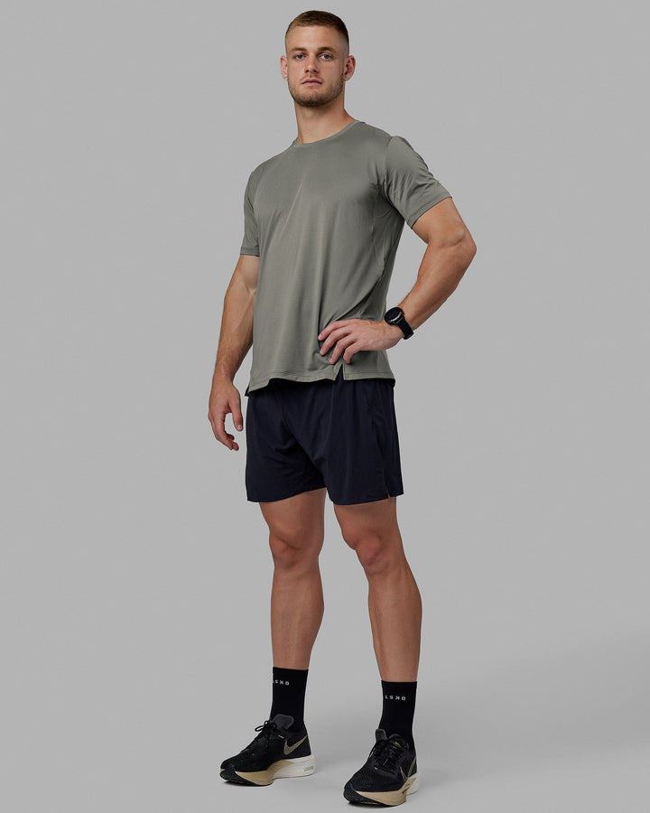 Pace Running Tee - Graphite