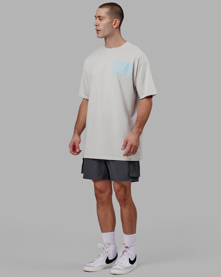 Proximity Long Line Oversize Tee - Lunar Rock