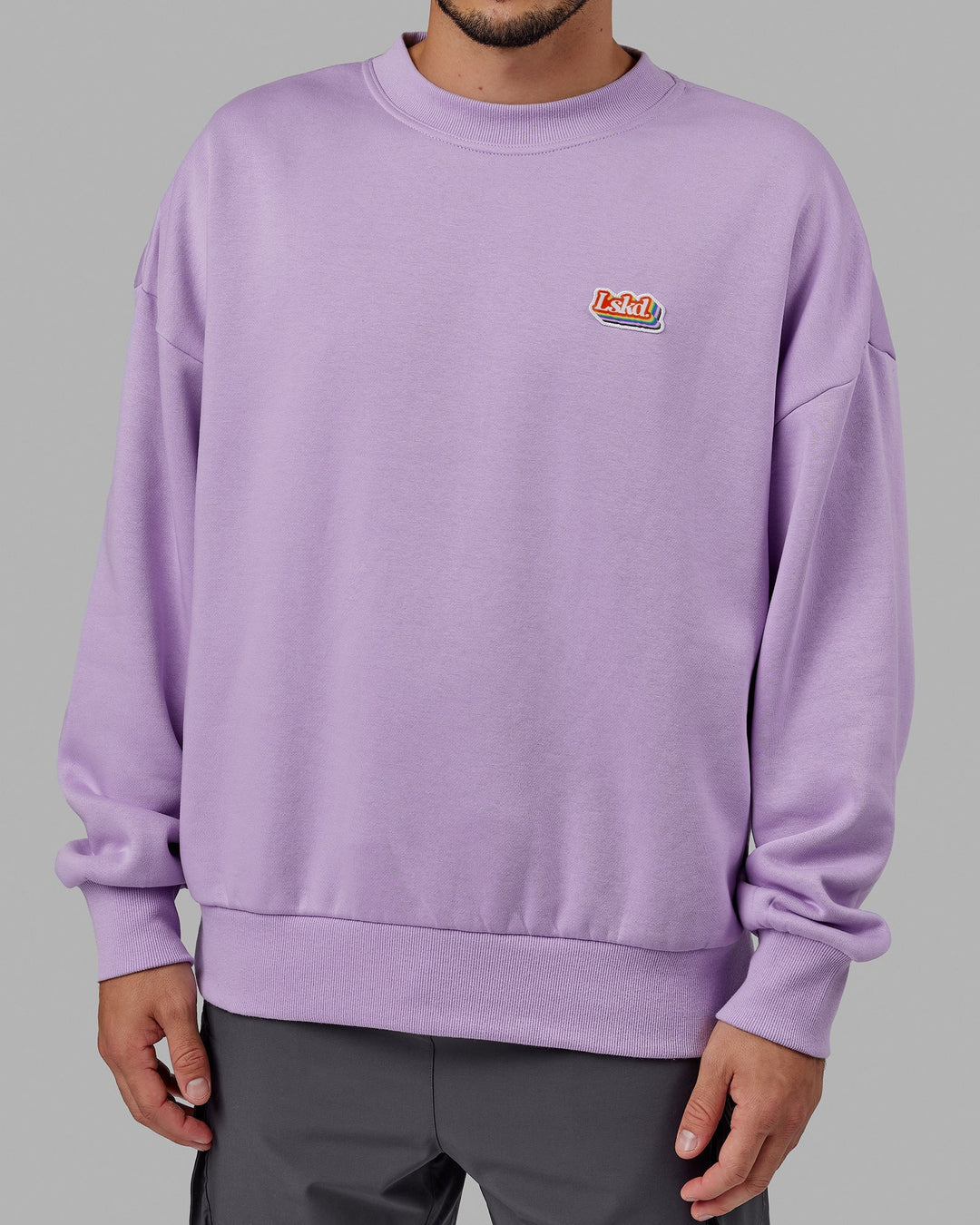 Unisex Radiate Sweater Oversize - Pale Lilac