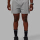 Man wearing Rep 5'' Performance Shorts - Ultimate Grey