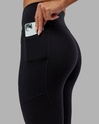 Rep 7/8 Length Tight - Black-Hyper Teal | Thumbnail Index: 4
