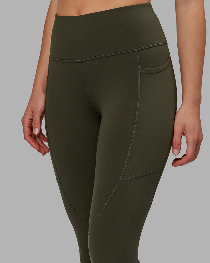 Rep 7/8 Length Tight - Forest Night