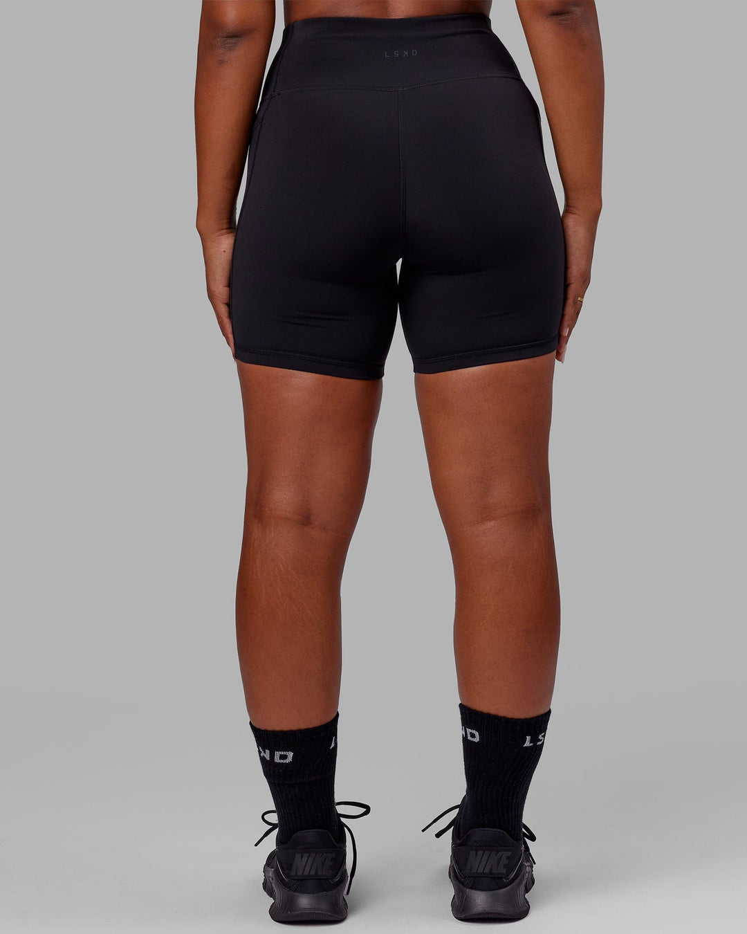 Rep Mid-Length Shorts - Black-Black