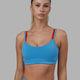 Structure Sports Bra - Azure Blue-Infrared
