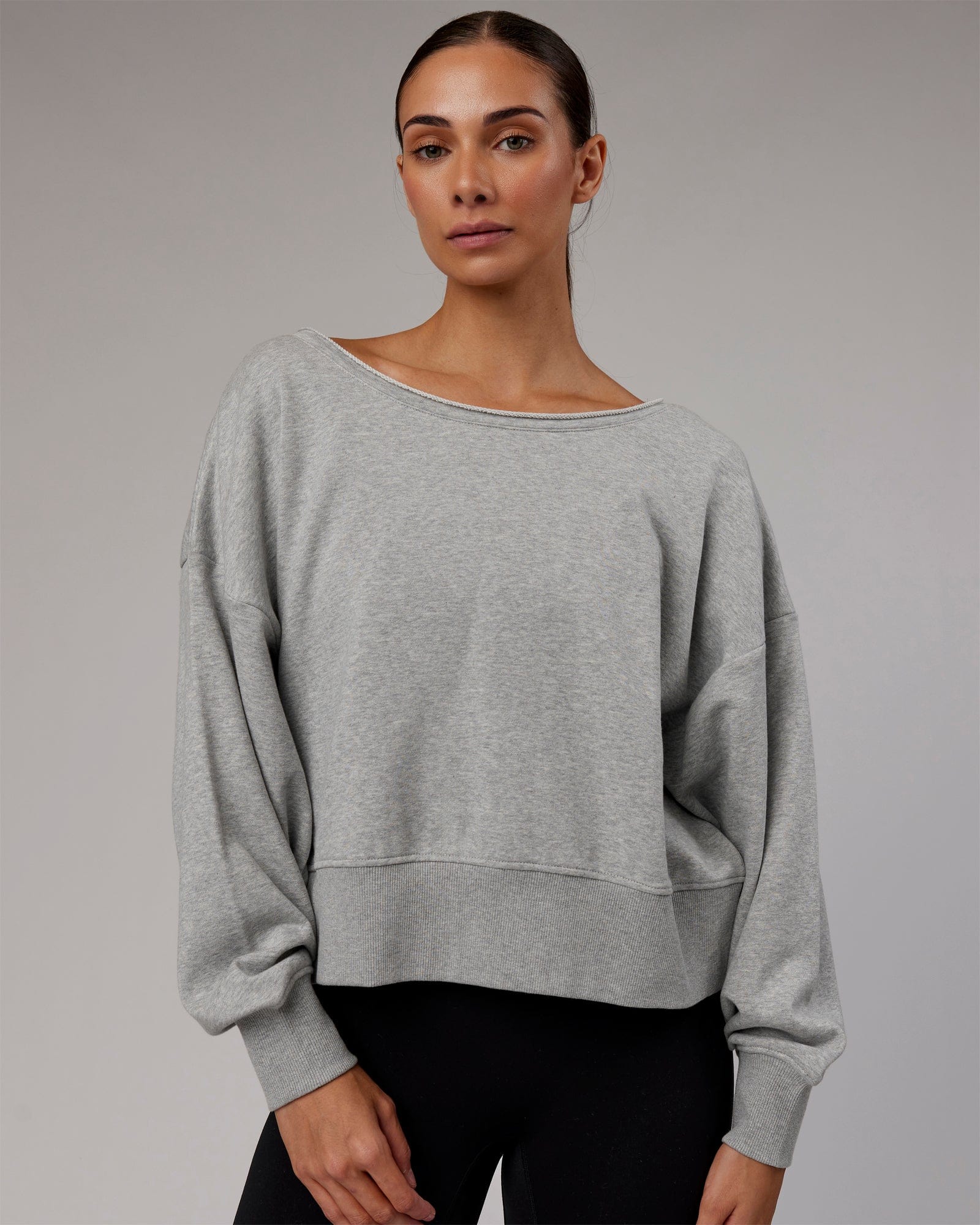 BSXDIKJU Women's Metallic Hooded Sweater Long Sleeve