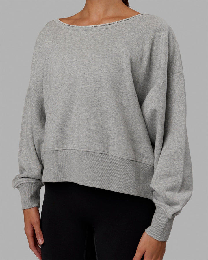 Tempo Sweater - Light Grey Marl
