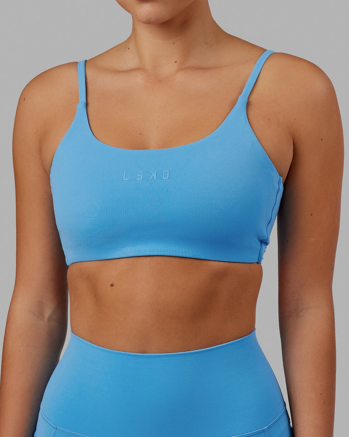 Twist Sports Bra - Azure Blue