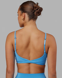 Twist Sports Bra - Azure Blue