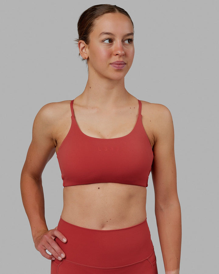Twist Sports Bra - Cardinal