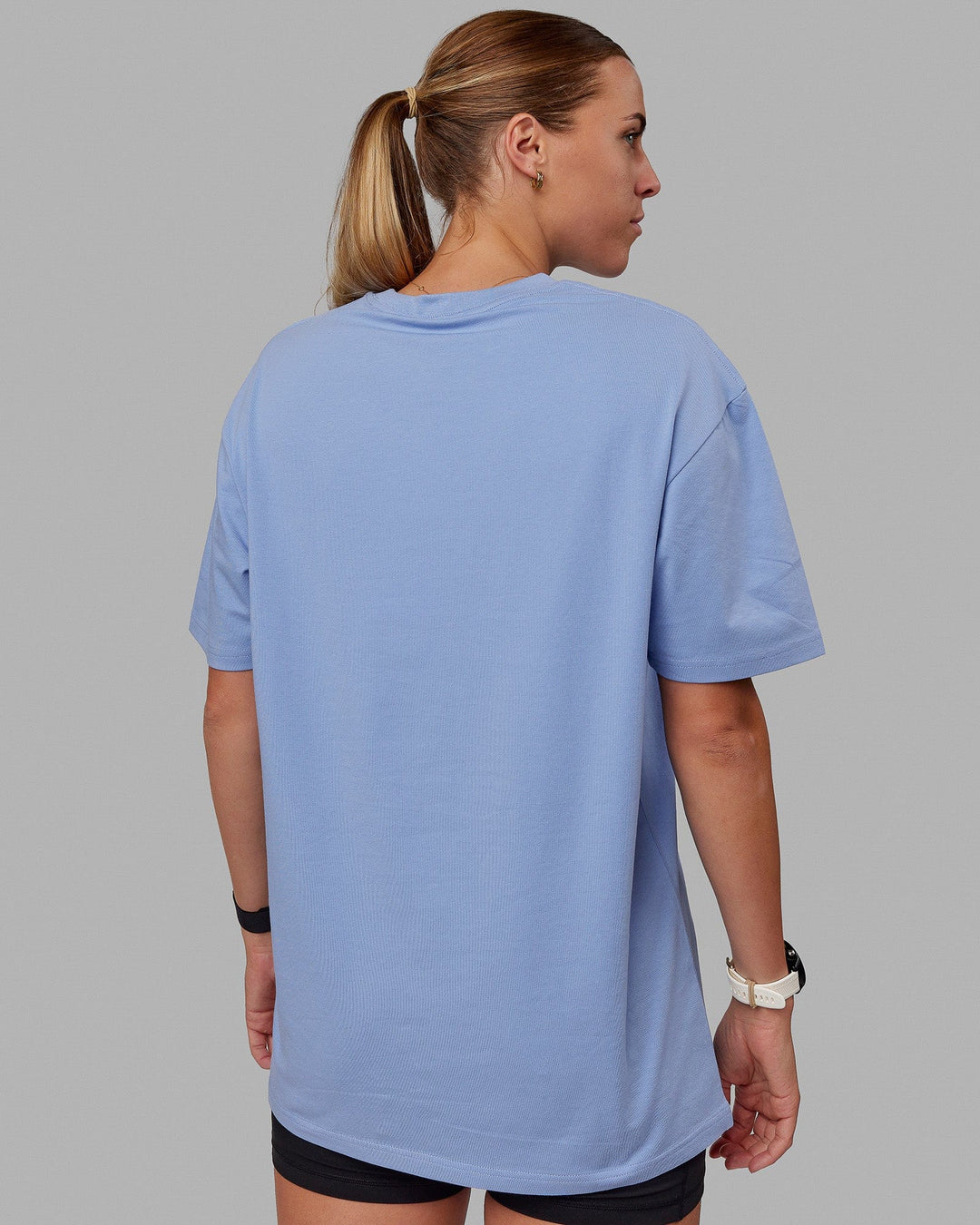 Unisex Better Every Day FLXCotton Tee Oversize - Arctic Blue-Ultra Pink