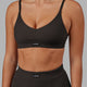 Vitalize Ribbed Bralette - Dark Walnut