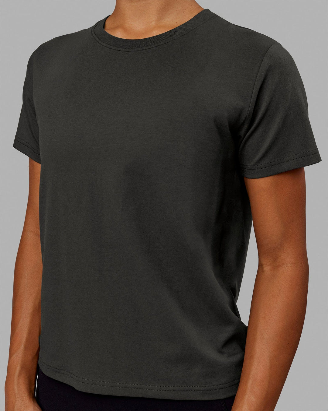 Love The Run FLXCotton Tee - Pirate Black-Black