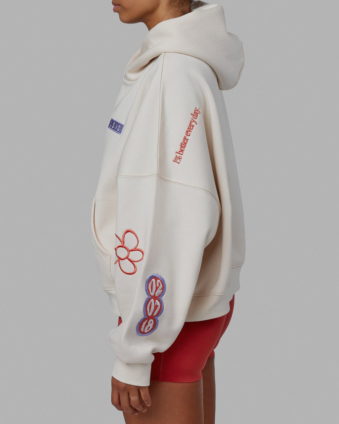 Patchwork Hoodie - Off White