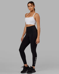 Momentum Ribbed Sports Bra - White
