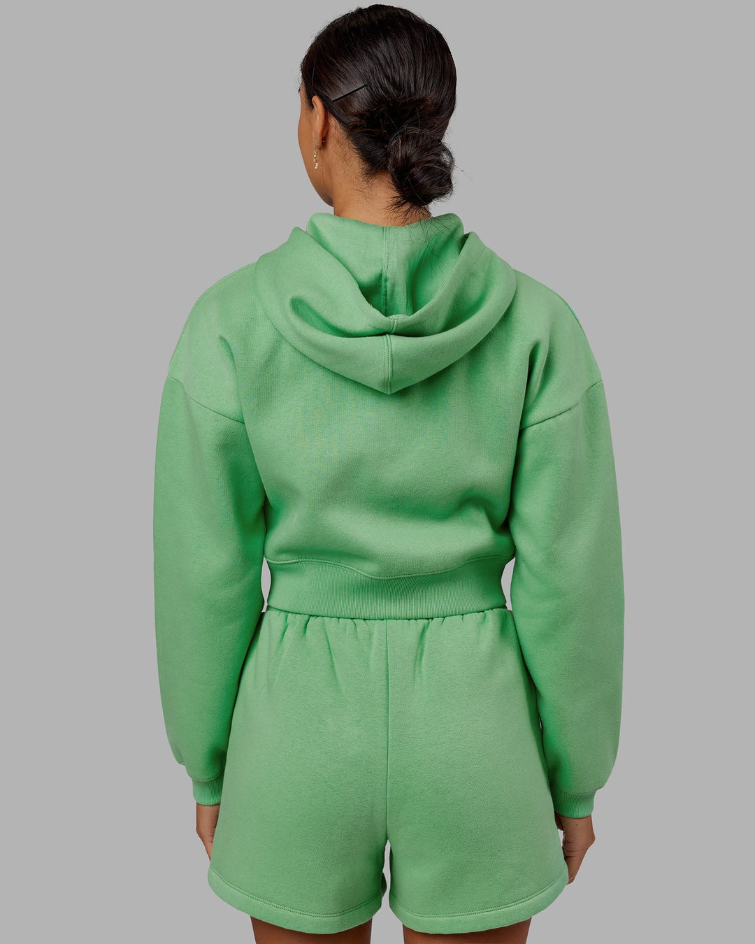 Motion Cropped Hoodie - Apple Mint