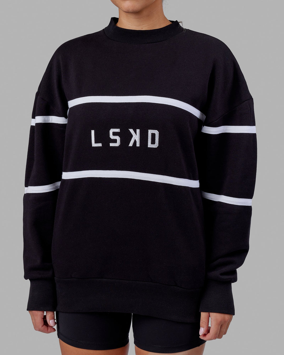 Unisex Parallel Sweater Oversize - Black