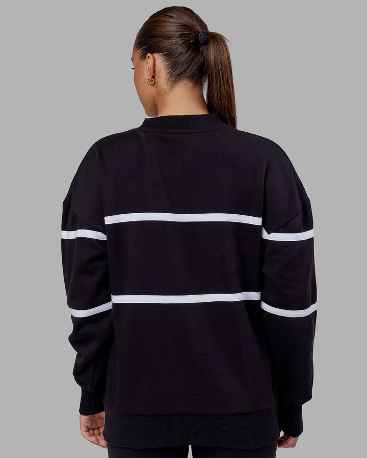 Unisex Parallel Sweater Oversize - Black