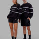 Unisex Parallel Sweater Oversize - Black