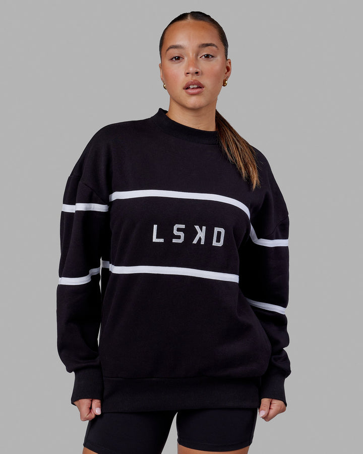 Unisex Parallel Sweater Oversize - Black