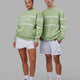 Unisex Parallel Sweater Oversize - Green Fig