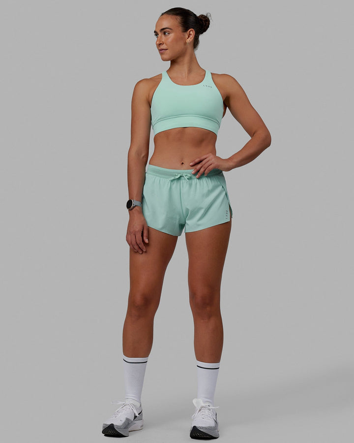 Accelerate Run Shorts - Pastel Turquoise