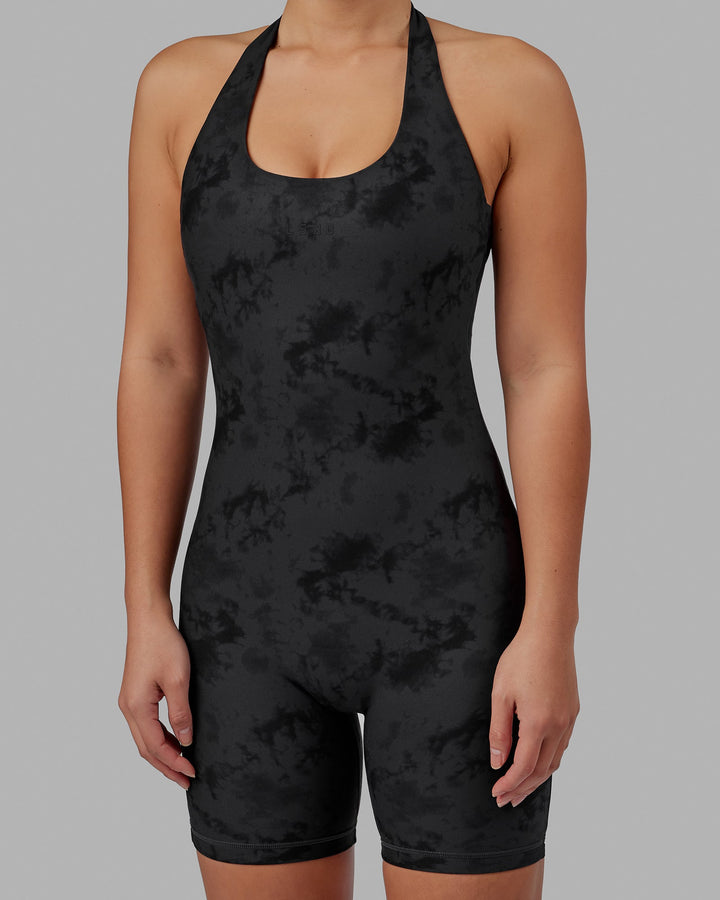 Challenger Bodysuit - Black Tie-Dye
