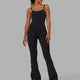 Clarity Full Length Bodysuit - Black