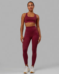 Elixir Ultra High-Rise Full Length Legging - Cranberry