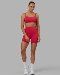 Elixir Ultra High-Rise 6" Short Pockets - Raspberry