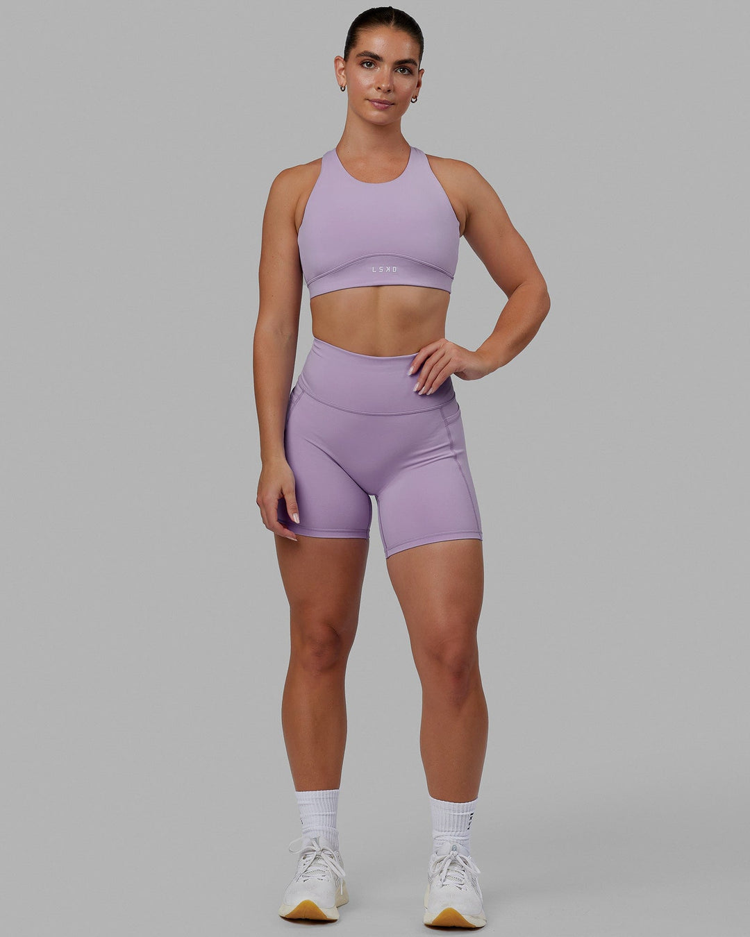 Fusion Sports Bra - Pale Lilac