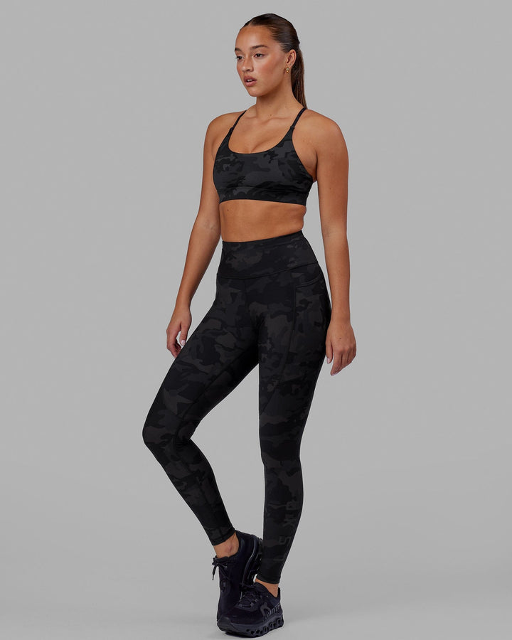 Rep Full Length Legging - Black Camo