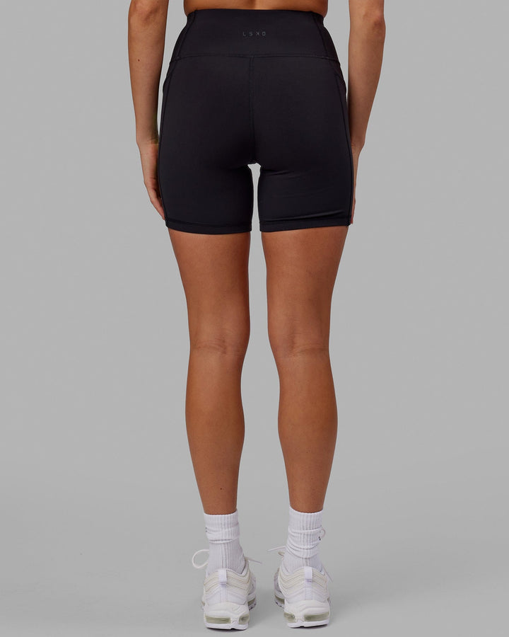 Rep Mid-Length Short - Black-Apple Mint