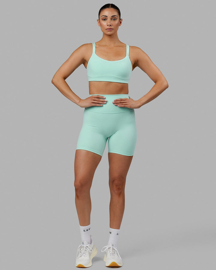 Structure Sports Bra - Pastel Turquoise