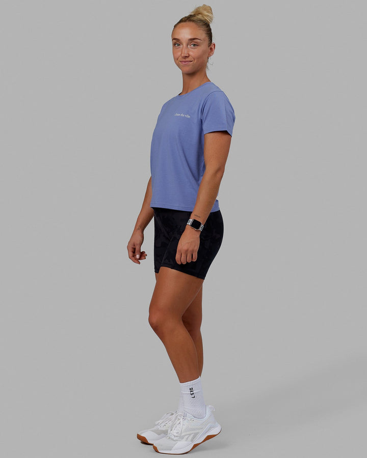 Taylor Tee - Cornflower Blue