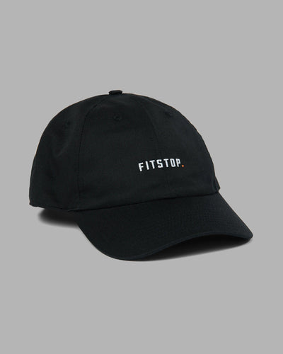 Washed Fitstop Cap - Washed Black