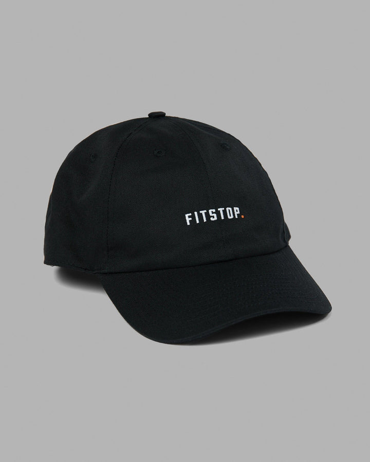 Washed Fitstop Cap - Washed Black
