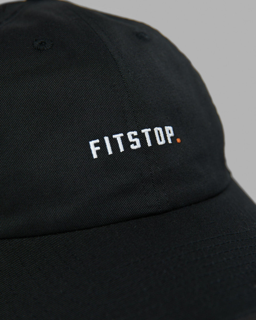 Washed Fitstop Cap - Washed Black