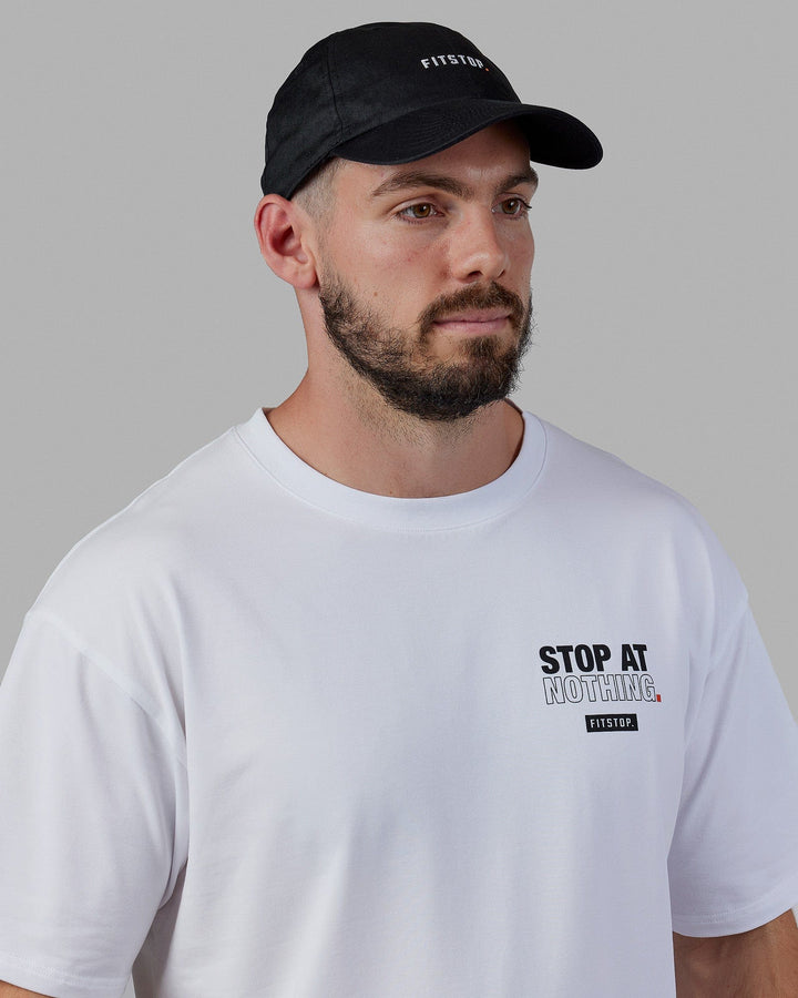 Washed Fitstop Cap - Washed Black
