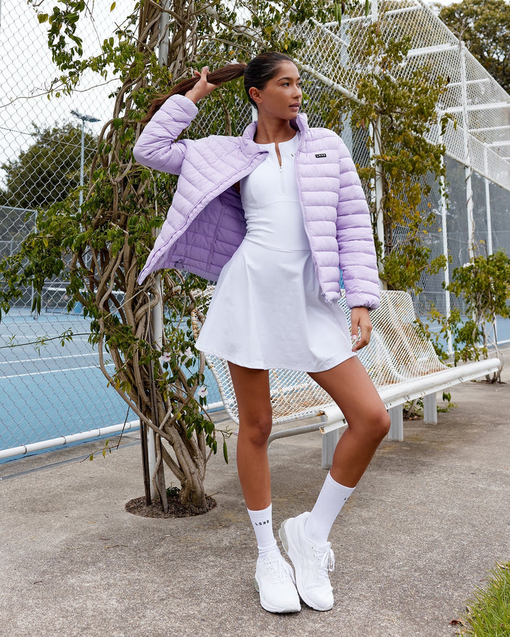 All Day Puffer Jacket - Pale Lilac