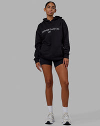 1% Better Hoodie Oversize - Black