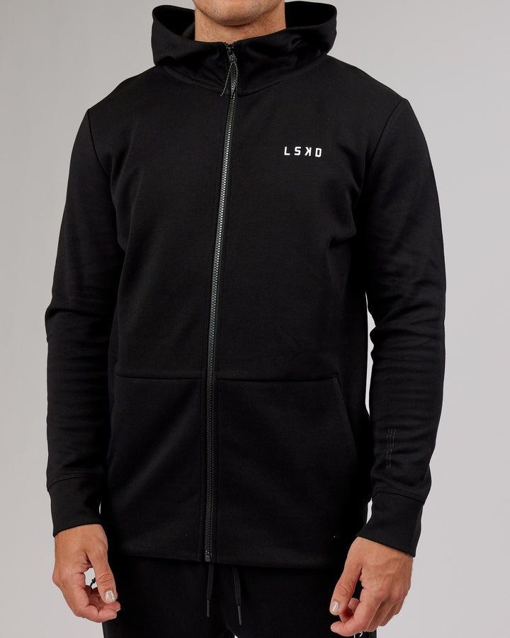 Athlete ForgedFleece Zip Up Hoodie - Black
