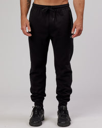 Athlete ForgedFleece Zip Trackpant - Black