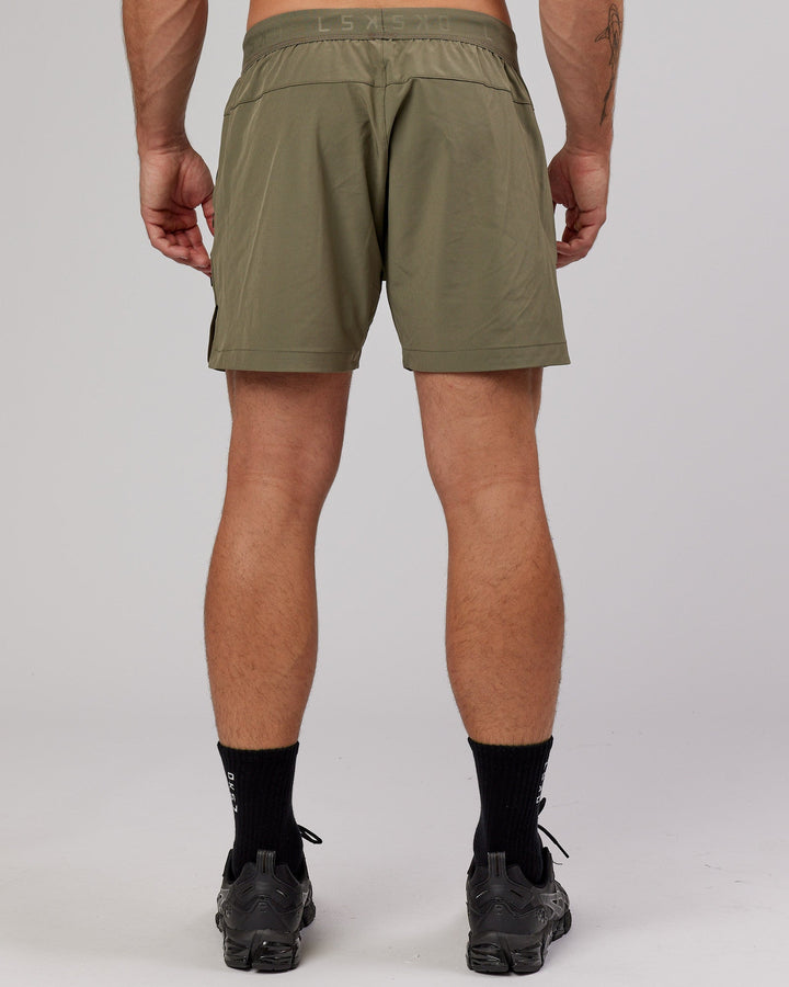 Competition 5" Performance Short - Olive Fade