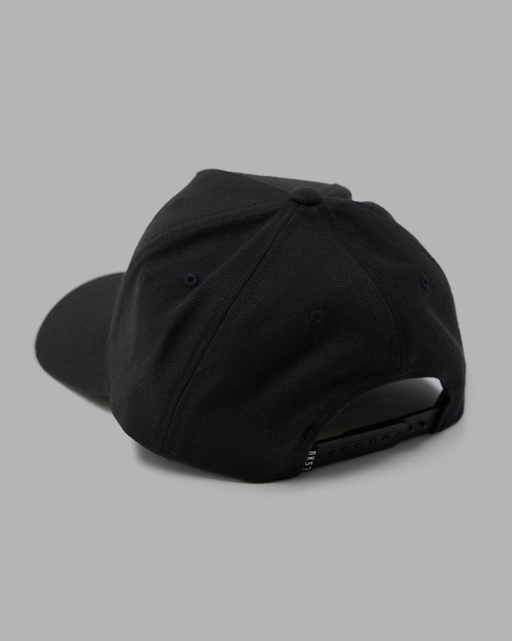 Cornerstone Snapback Hat - Black-Black