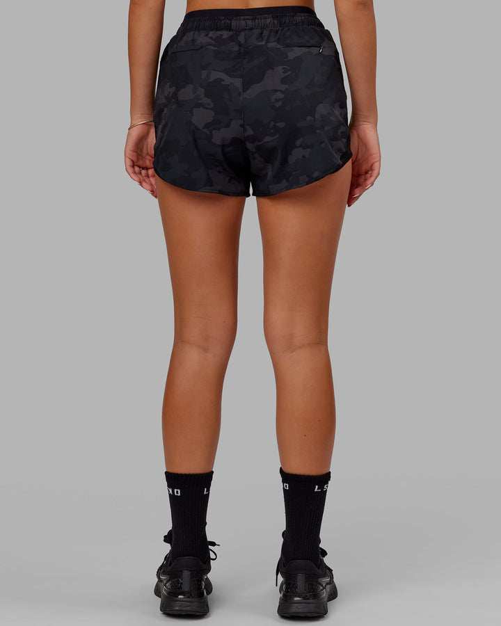 Dynamic Run Short - Black Camo