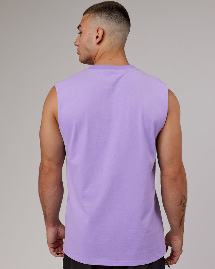 Free Throw Heavyweight Tank Oversize - Peak Purple